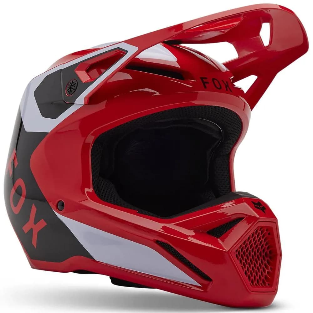Шолом FOX V1 Helmet - LEAN [Flo Red], XS