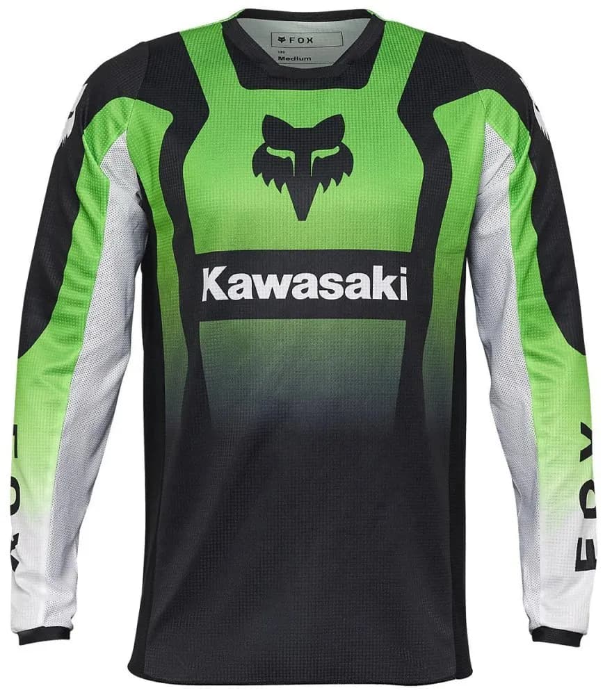 Джерсі FOX 180 Jersey - KAWASAKI® [Flo Green], XXL
