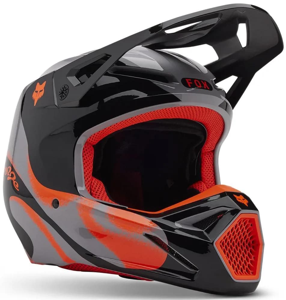 Шолом FOX V1 Helmet - EMOTION [Steel Gray], M