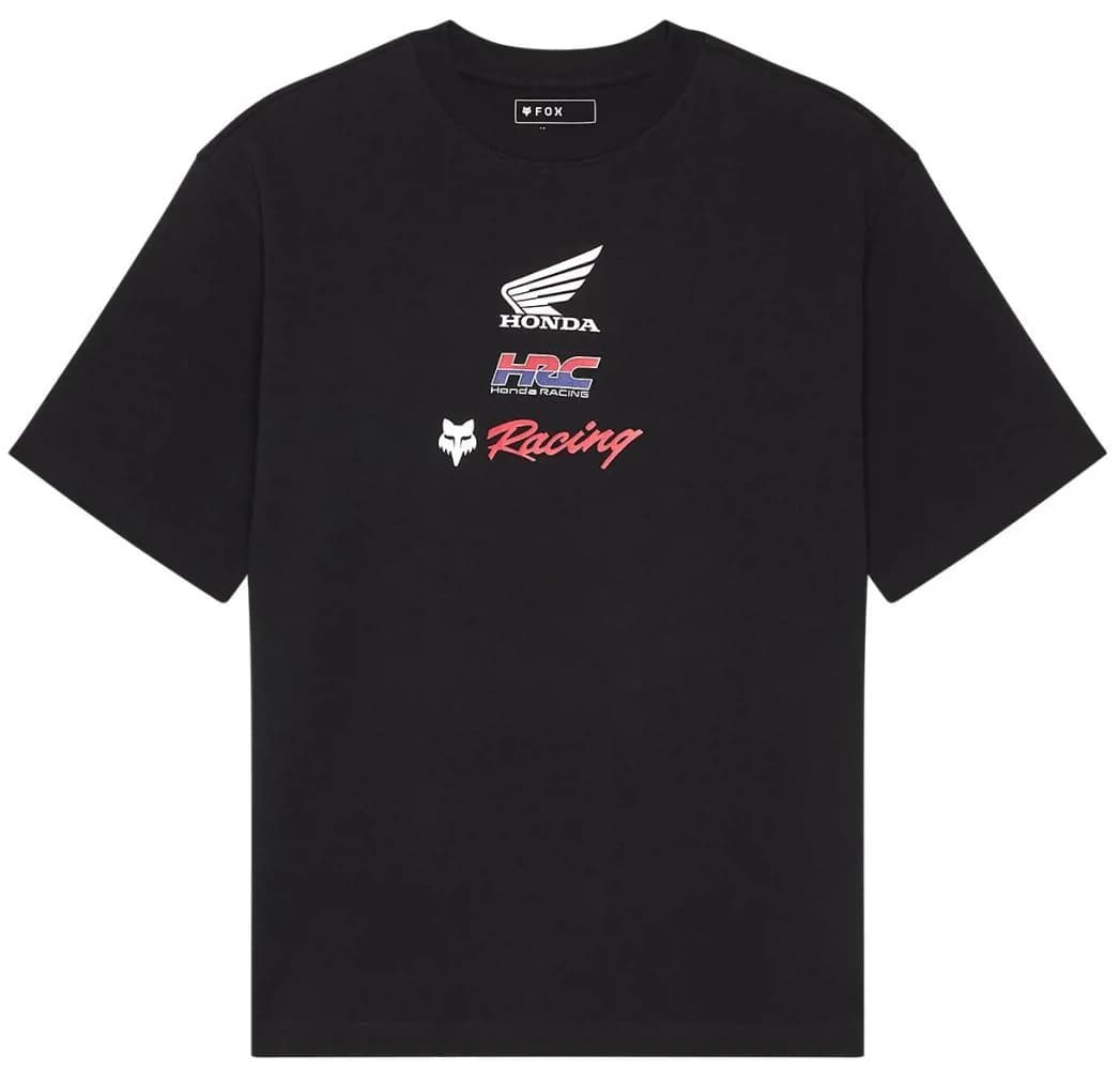 Футболка FOX OVERSIZE Short Sleeve Tee - HONDA® [Black], L