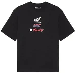 Футболка FOX OVERSIZE Short Sleeve Tee - HONDA® [Black], XL