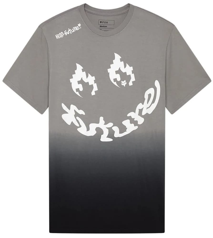 Футболка FOX PREMIUM Short Sleeve Tee - HELLO [Steel Gray], L