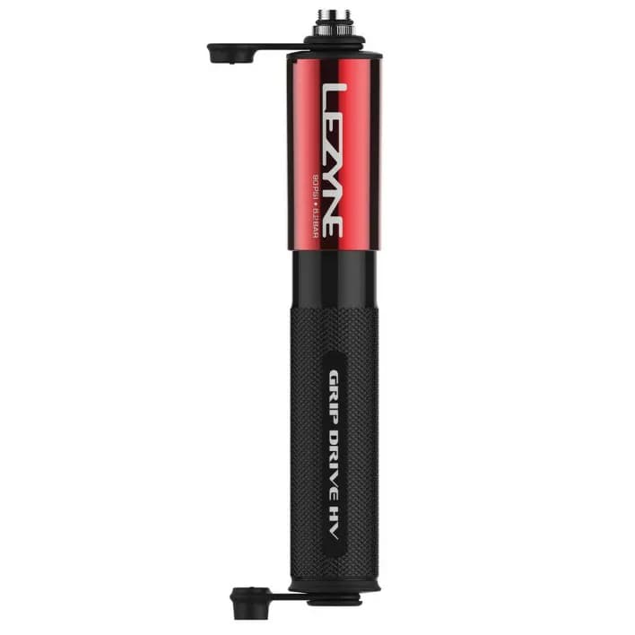 Ручний насос LEZYNE GRIP DRIVE HV - S Червоний 120psi Y14