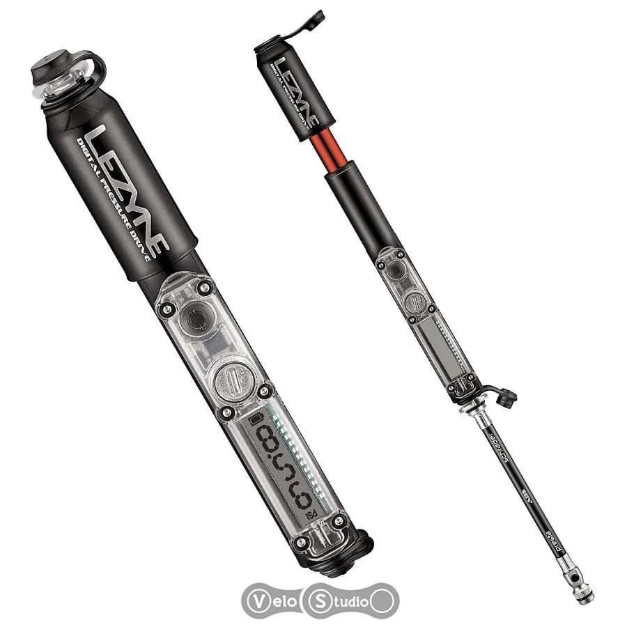 Ручний насос LEZYNE DIGITAL PRESSURE DRIVE Чорний 120psi Y13