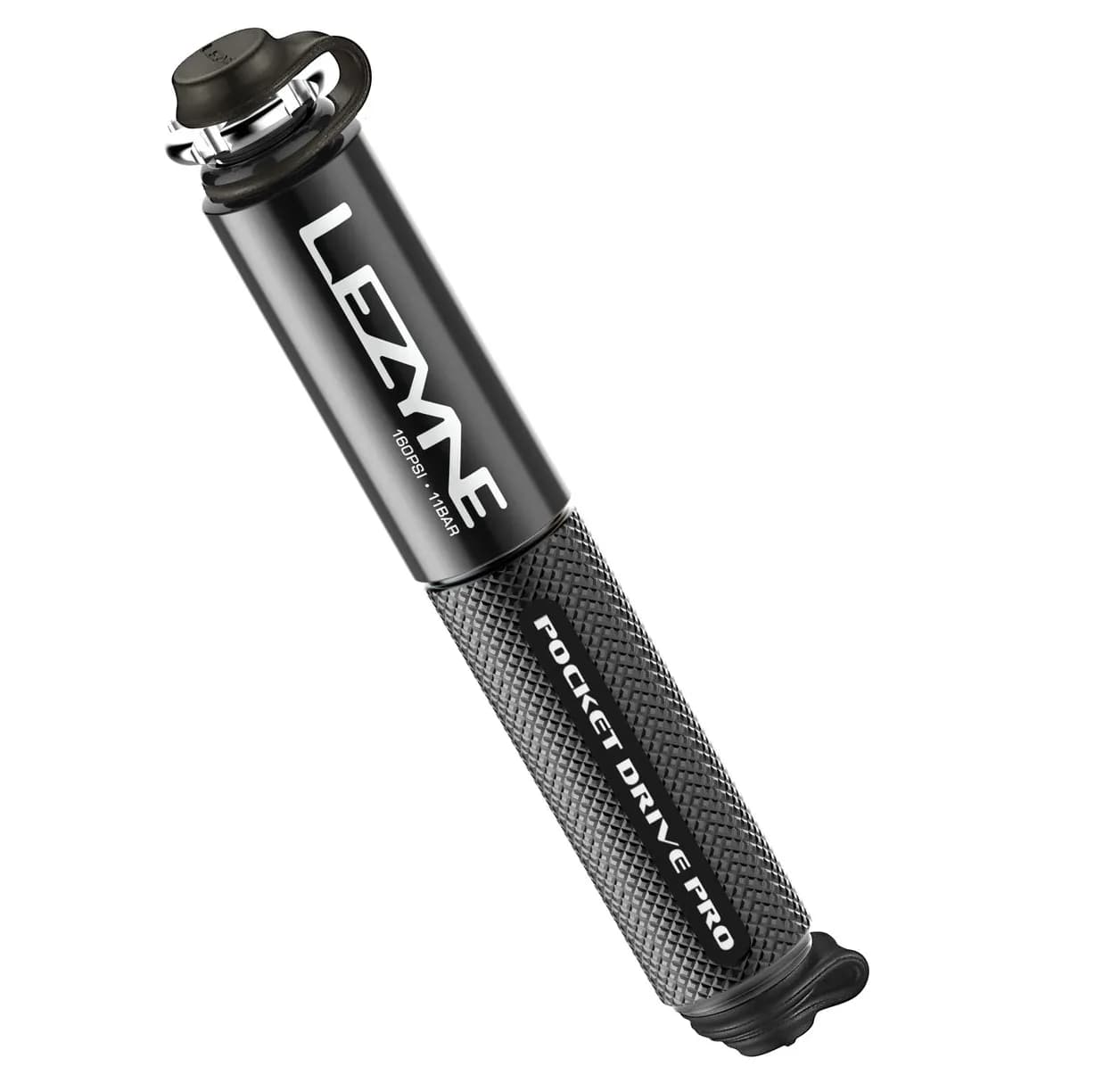 Ручний насос LEZYNE POCKET DRIVE PRO Чорний/Бензиновий 160psi Y14