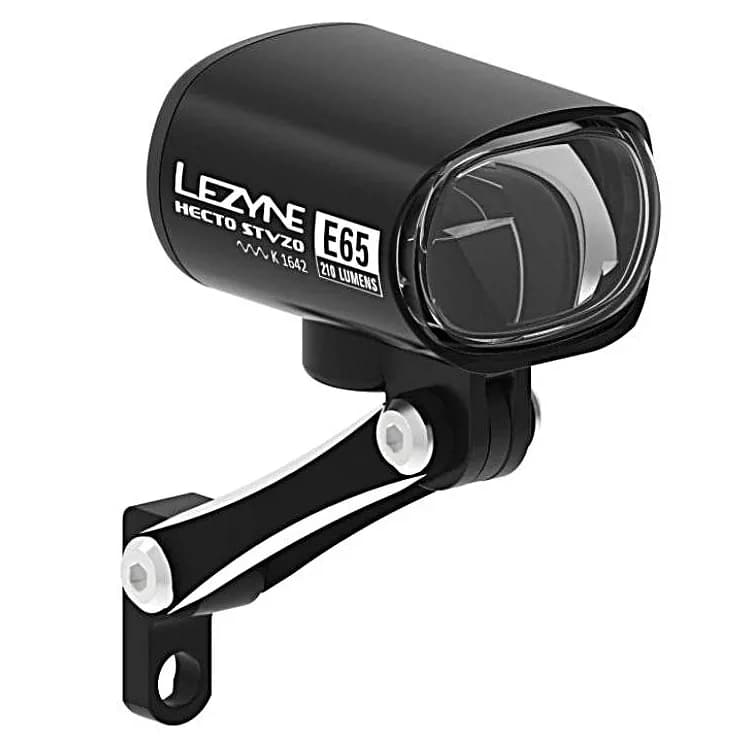 Переднє світло для електровелосипеда LEZYNE EBIKE HECTO STVZO E65 Чорний 210 люменів Y14