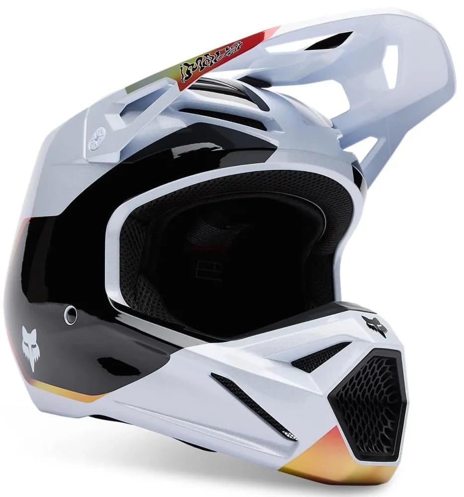 Шолом FOX V1 Helmet - HELLO FUTURE [White], XS