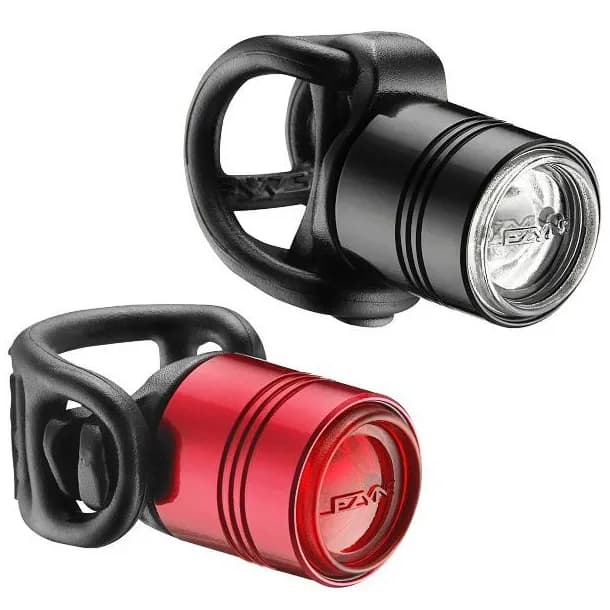 Комплект світла LEZYNE FEMTO DRIVE PAIR Чорний/Червоний 15/7 люменів Y13