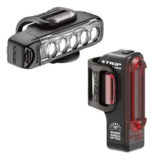 Комплект світла LEZYNE STRIP DRIVE PAIR Чорний Y400/150 люменів 13