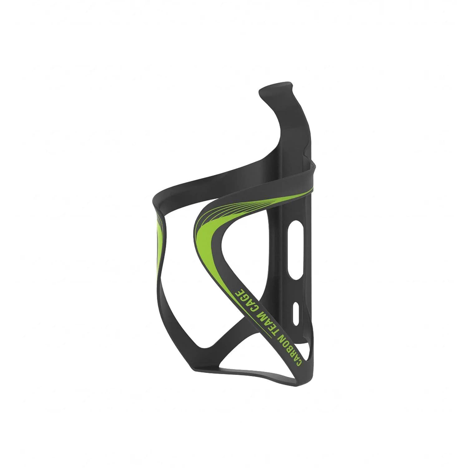 Фляготримач LEZYNE CARBON TEAM CAGE Чорний матовий/Зелений Y14