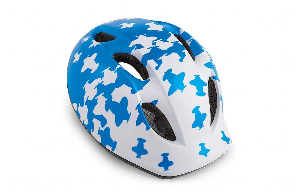 Шолом MET Buddy white/blue airplanes UN (46-53)