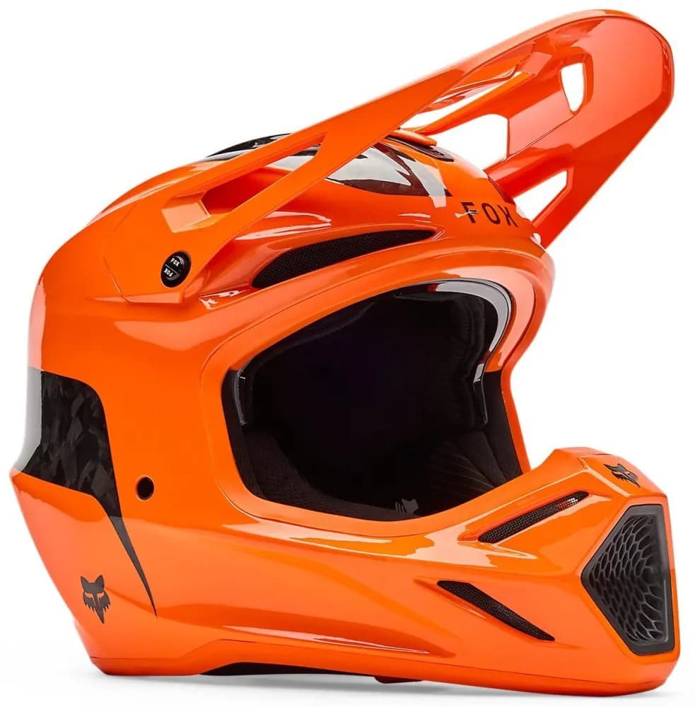 Шолом FOX V3 RS Helmet - FRACTURE [Flo Orange], M