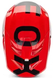 Шолом FOX V1 Helmet - SHIELD [Flo Red], XXL