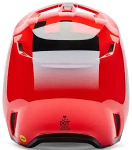 Шолом FOX V1 Helmet - SHIELD [Flo Red], XXL