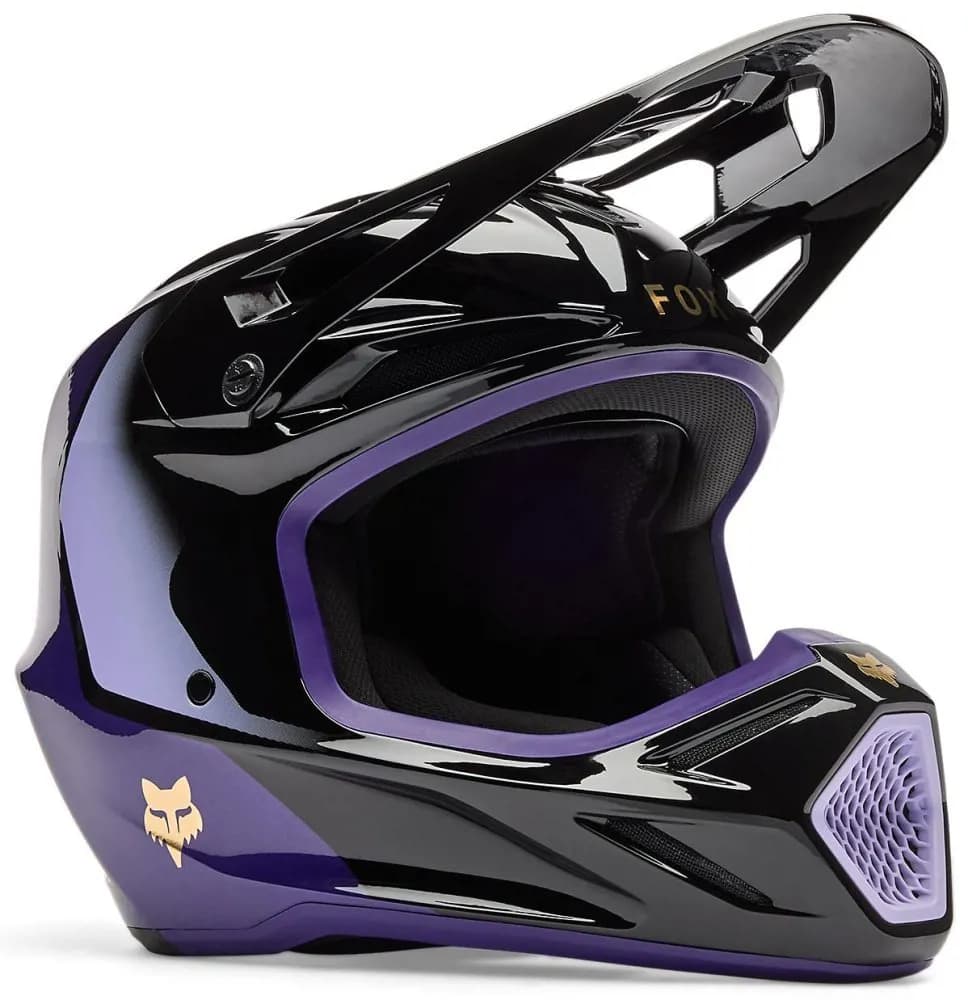 Шолом FOX V3 Helmet - DRIP [Purple], L