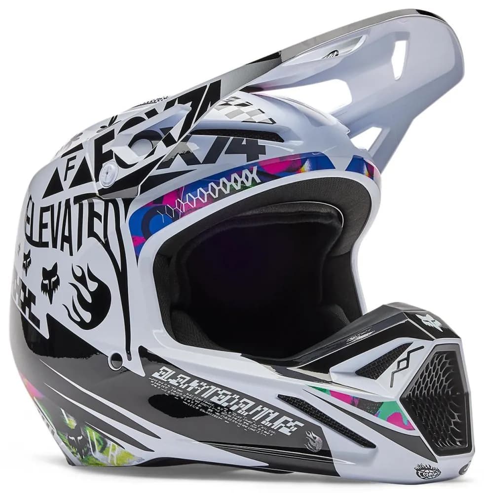 Шолом FOX V1 Helmet - IMAGE COSMO [White], XS