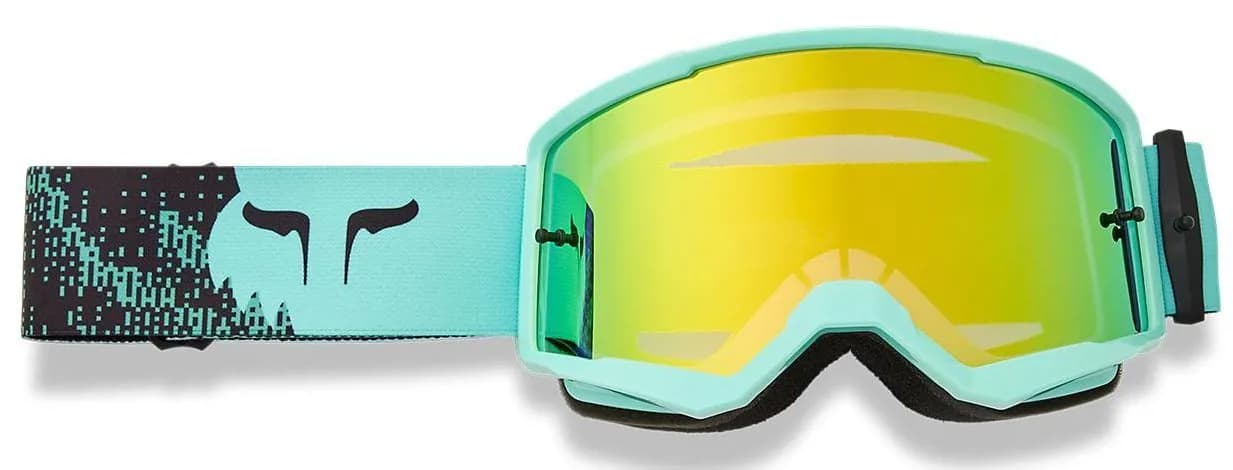 Окуляри FOX MAIN Goggle - KAIROS [Turquoise], Mirror Green Lens