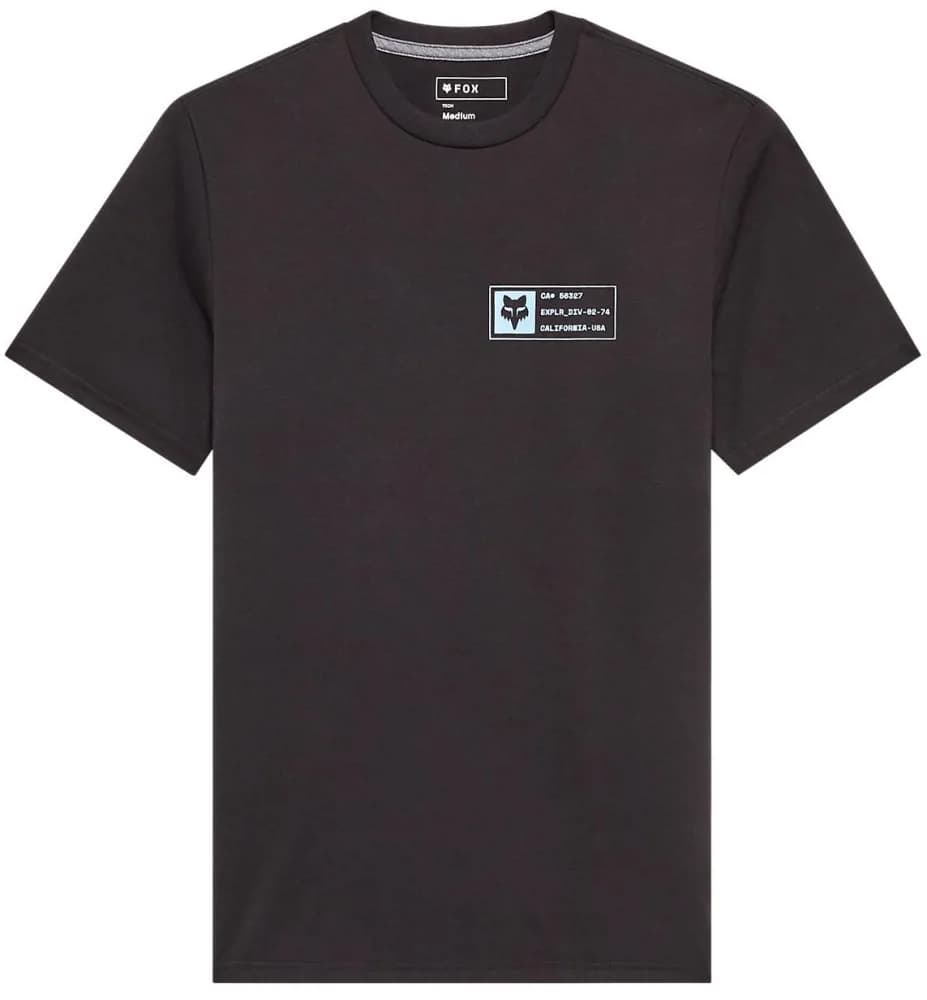 Футболка FOX TECH Short Sleeve Tee - VISION [Black], M