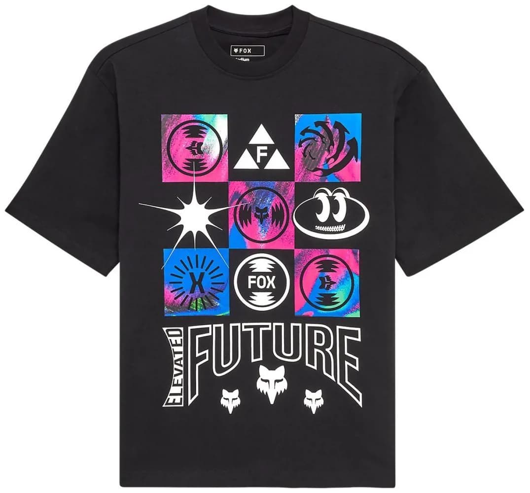Футболка FOX OVERSIZE Short Sleeve Tee - IMAGE COSMO [Black], L