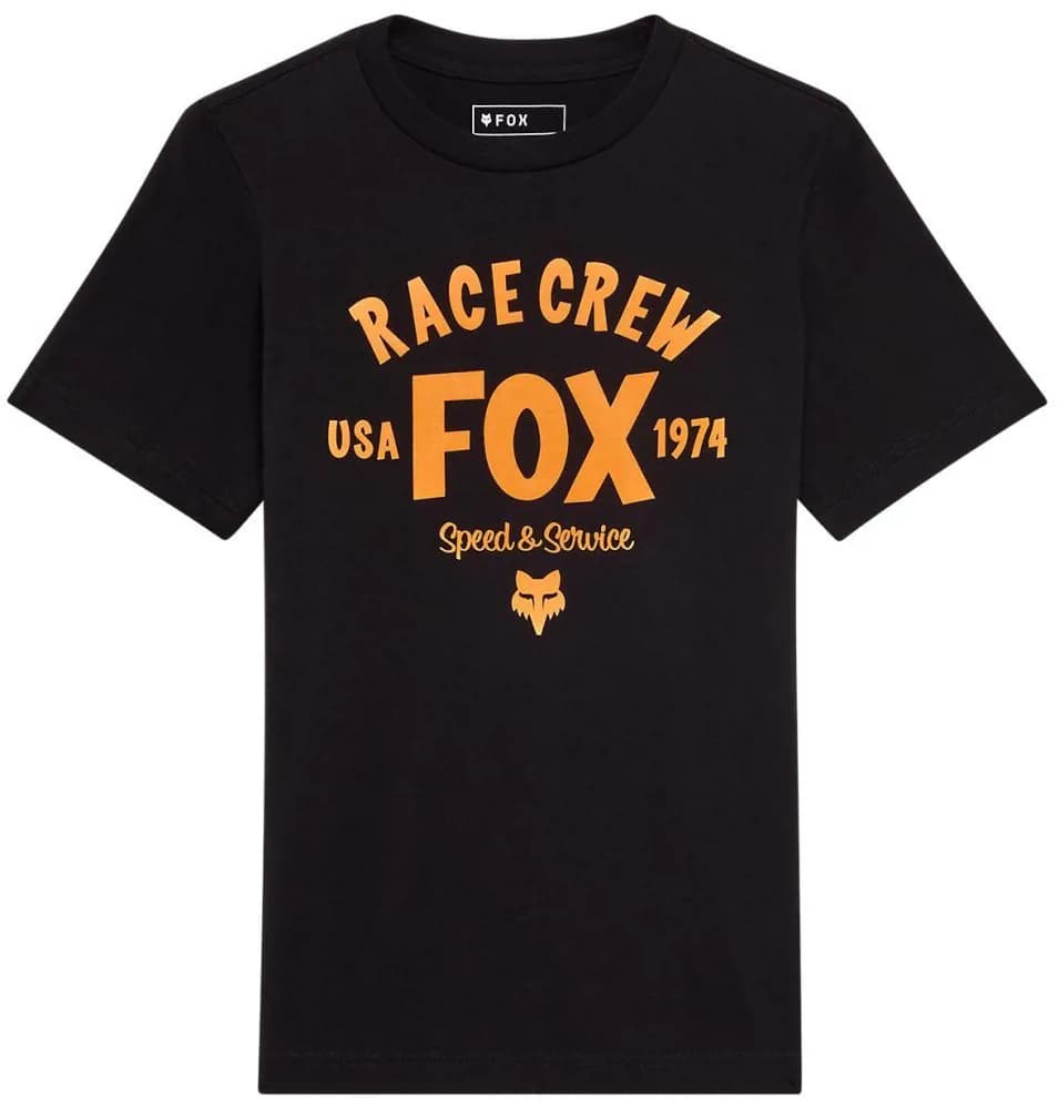 Футболка FOX Youth Short Sleeve Tee - SLOGAN [Black], YL