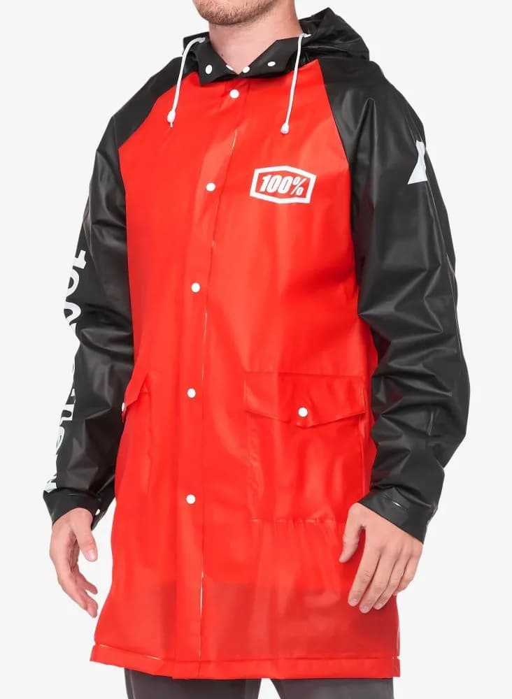Дощовик 100% TORRENT Raincoat [Red], M