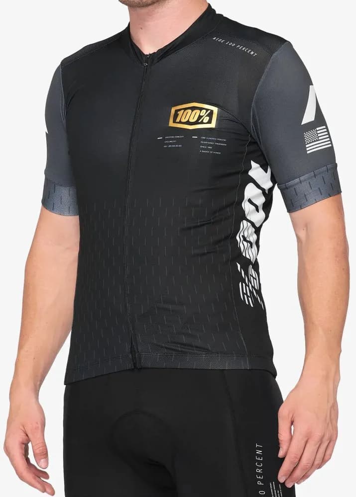 Джерсі 100% EXCEEDA Jersey [Black], L