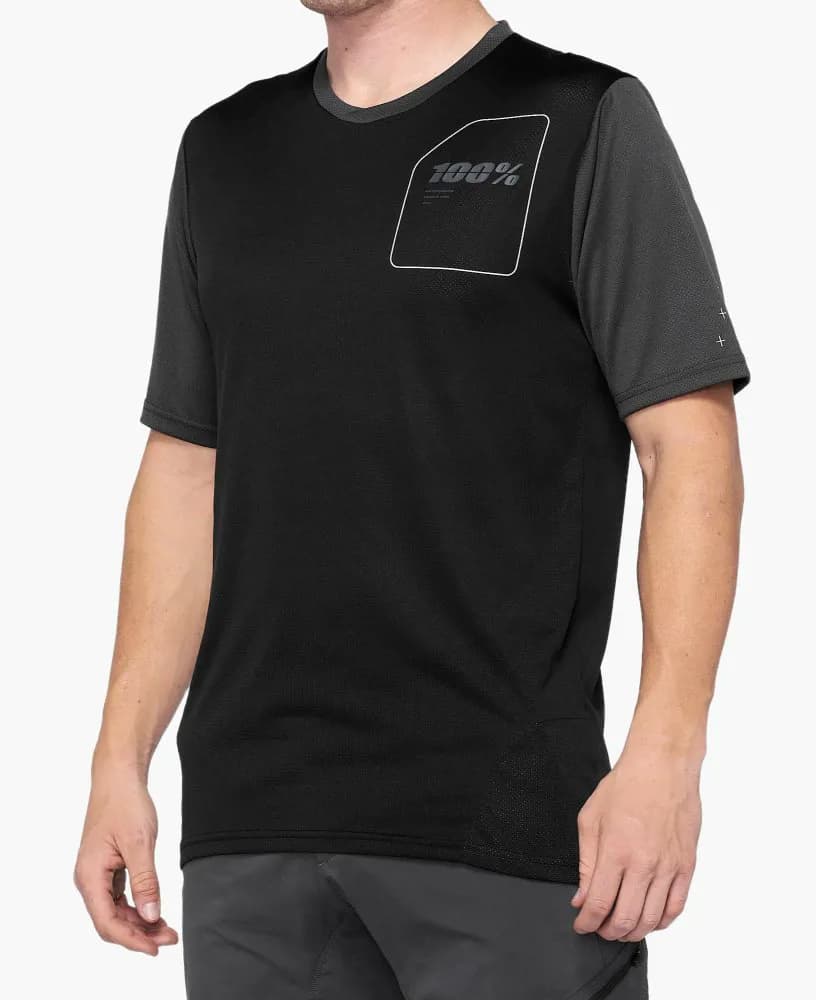 Джерсі 100% RIDECAMP Jersey [Charcoal], M