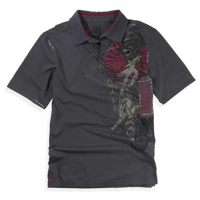 Поло FOX INKED Polo [Charcoal], XL