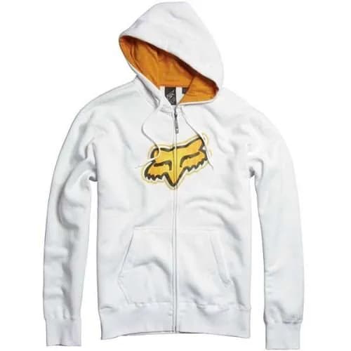 Толстовка FOX ZIP Hoodie - ANDO [White], M