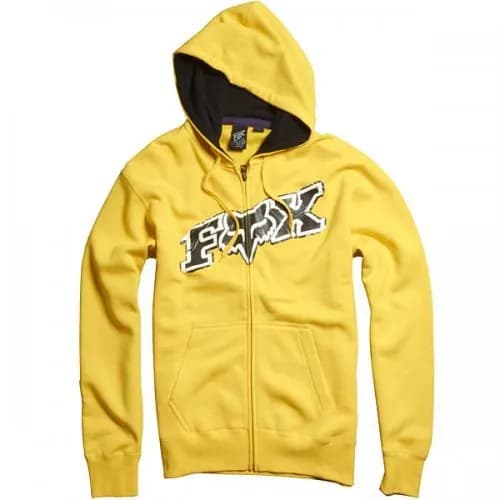 Толстовка FOX ZIP Hoodie - UP AGAINST [Yellow], M