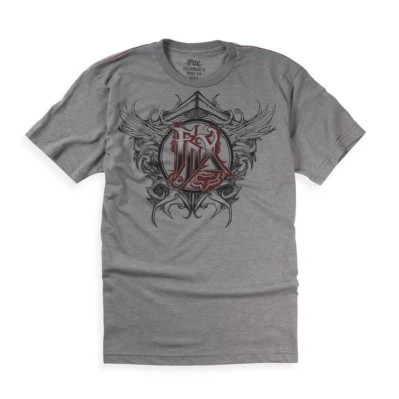 Футболка FOX HEATHERED Short Sleeve Tee - REACTION [Grey], XL