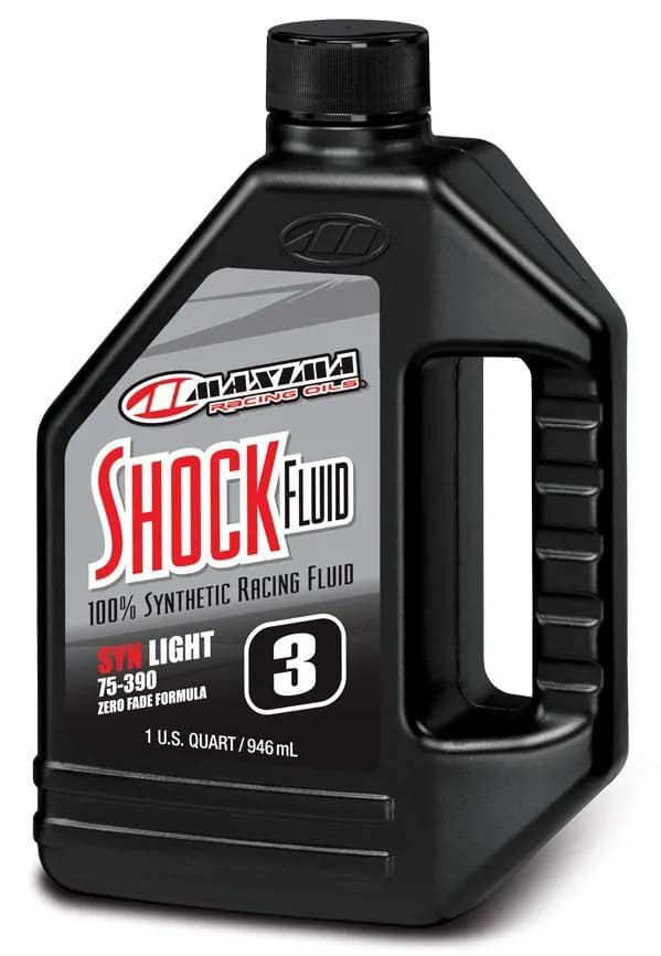 Масло гідравлічне Maxima RACING SHOCK Fluid Synthetic [1л], 3w