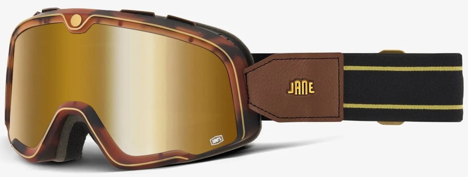 Окуляри 100% BARSTOW Goggle [Jane Motorcyles], Mirror Gold Lens