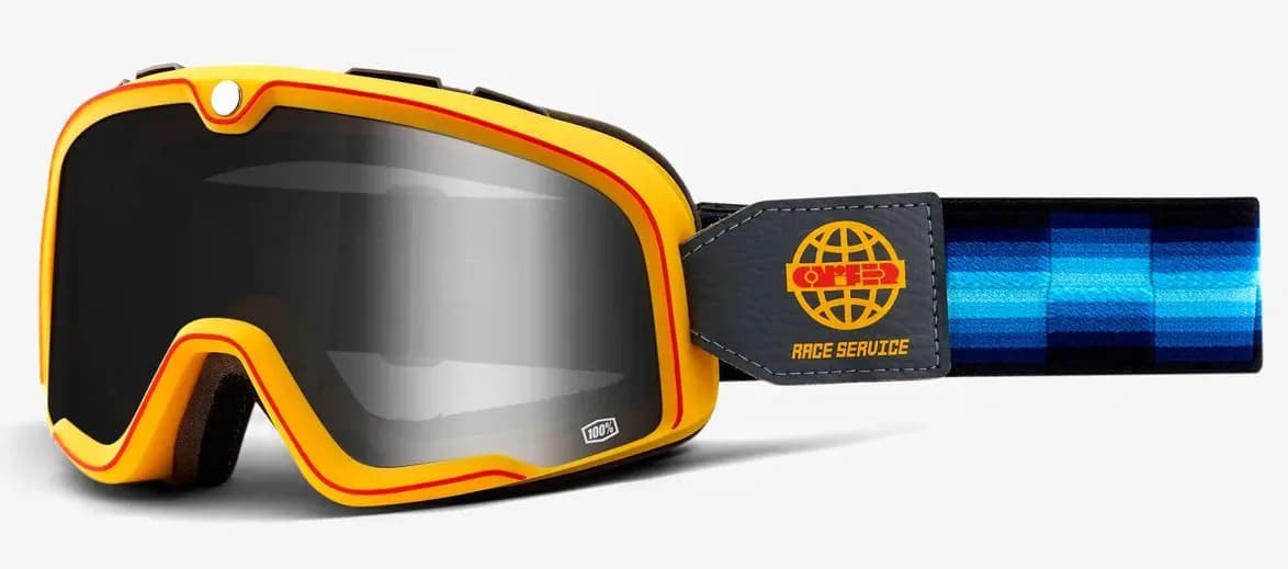 Окуляри 100% BARSTOW Goggle [Race Service], Mirror Silver Lens