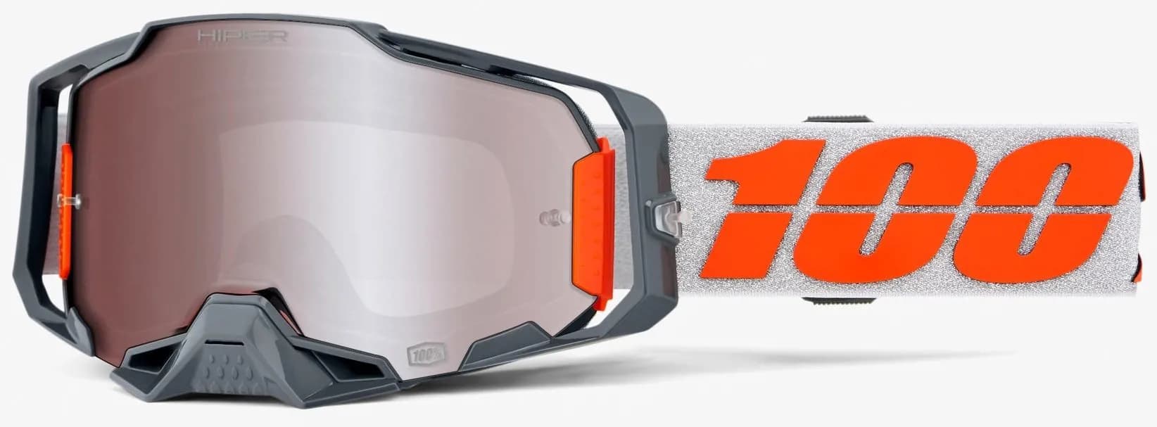 Окуляри 100% ARMEGA HiPER™ Goggle [Silver], HiPER Silver Lens