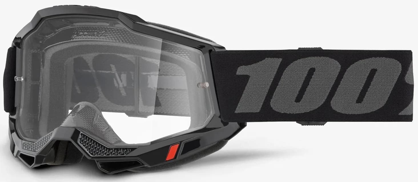 Дитячі окуляри 100% ACCURI 2 Youth Goggle [Black], Clear Lens