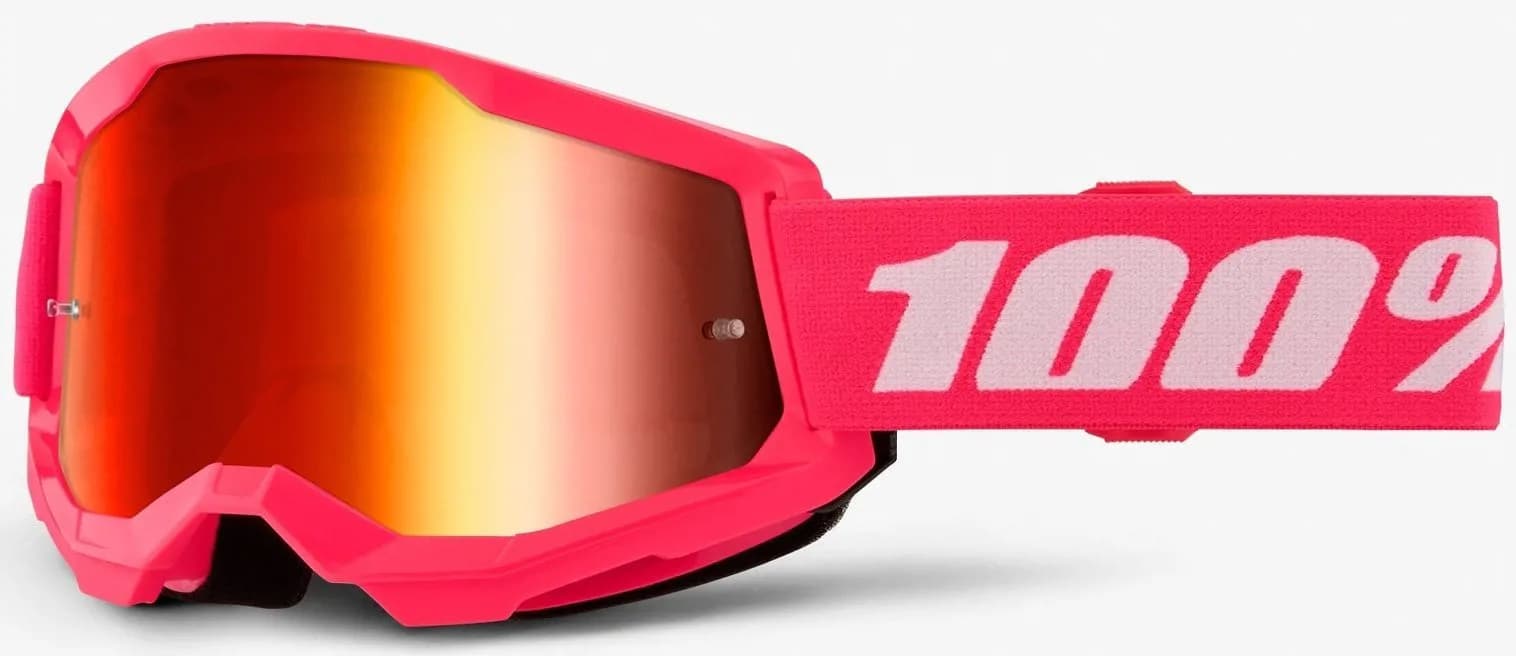 Окуляри 100% STRATA 2 Goggle [Pink], Mirror Red Lens