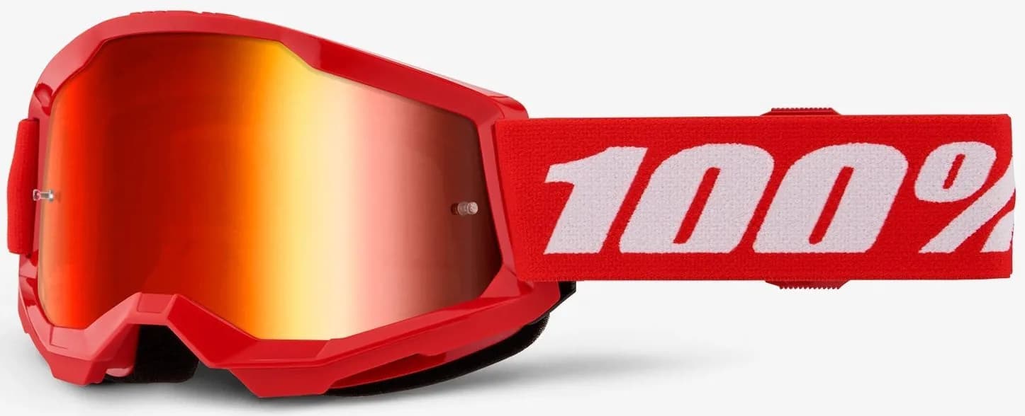 Дитячі окуляри 100% STRATA 2 Youth Goggle [Red], Mirror Red Lens
