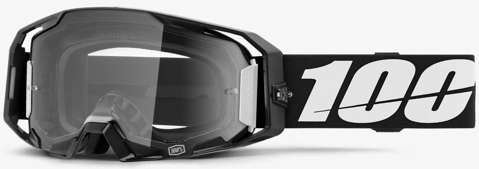 Окуляри 100% ARMATIC Goggle [Black], Clear Lens