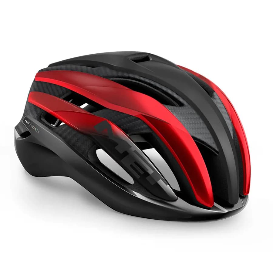 Шолом MET TRENTA 3K CARBON CE BLACK RED METALLIC | MATT GLOS S (52-56)