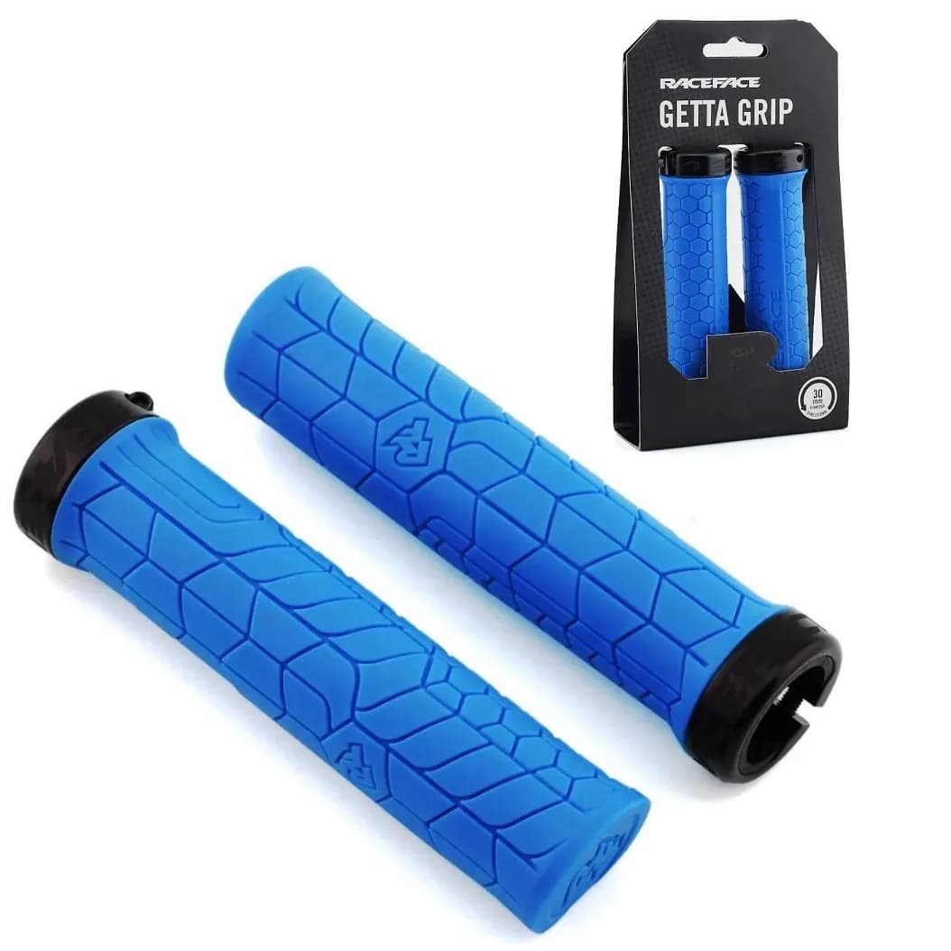 Гріпси RACE FACE GRIP, GETTA GRIP, 30MM, BLUE, BLACK