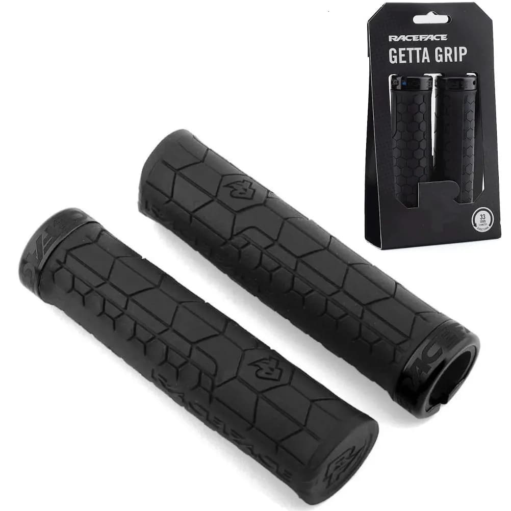 Гріпси RACE FACE GRIP, GETTA, 33MM, BLACK, BLACK