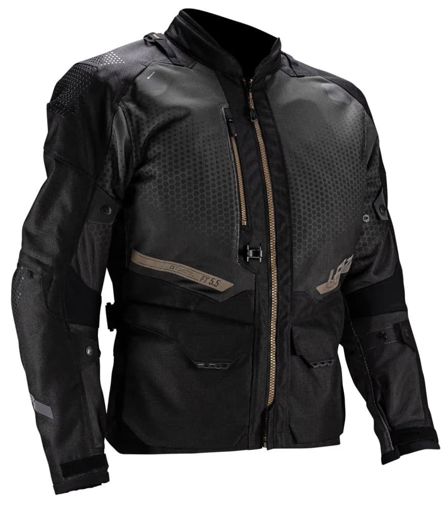Куртка LEATT 5.5 FlowTour Adventure Jacket [Stealth], XL