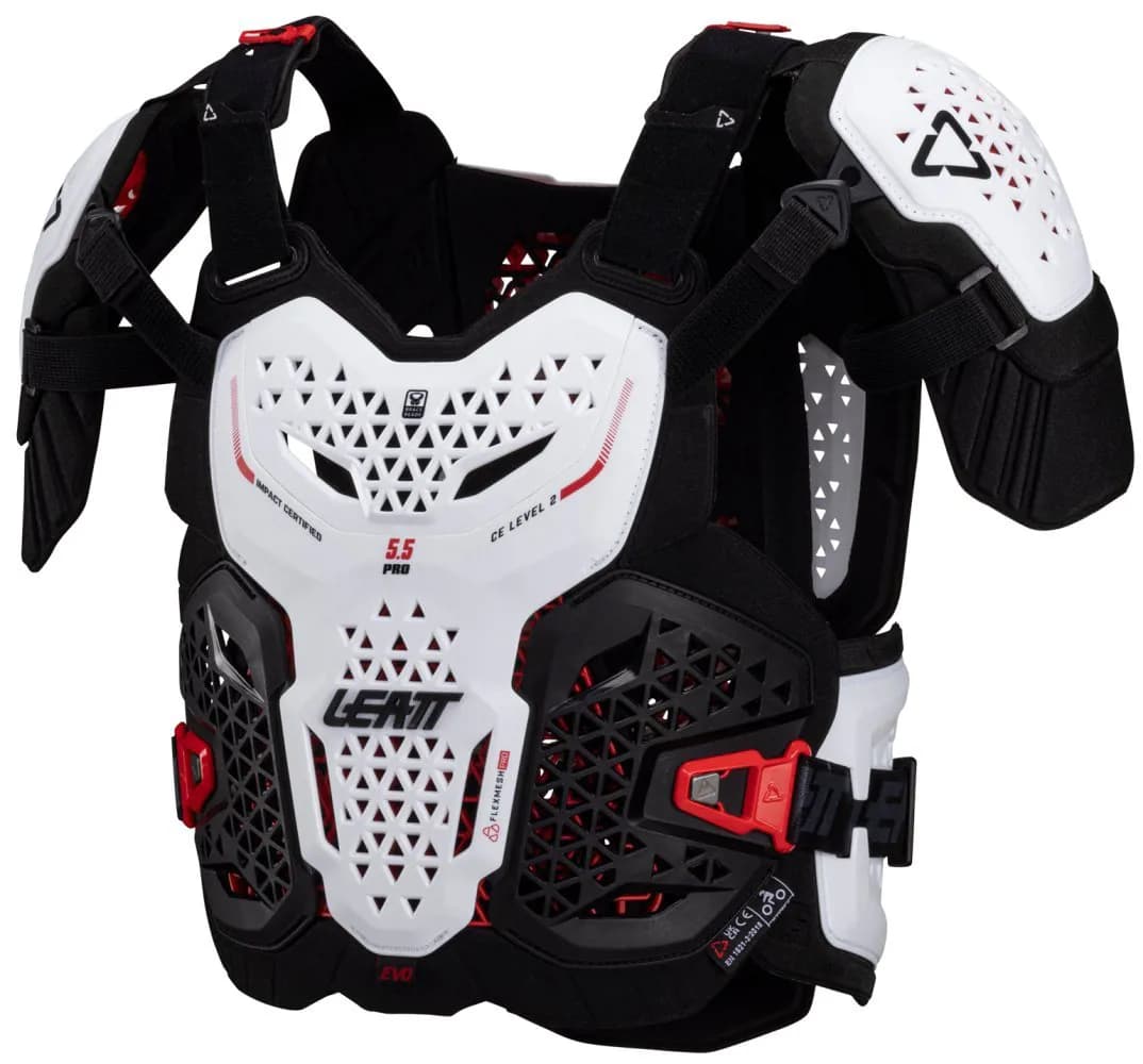 Захист тіла LEATT 5.5 PRO EVO Chest Protector [White], S/M