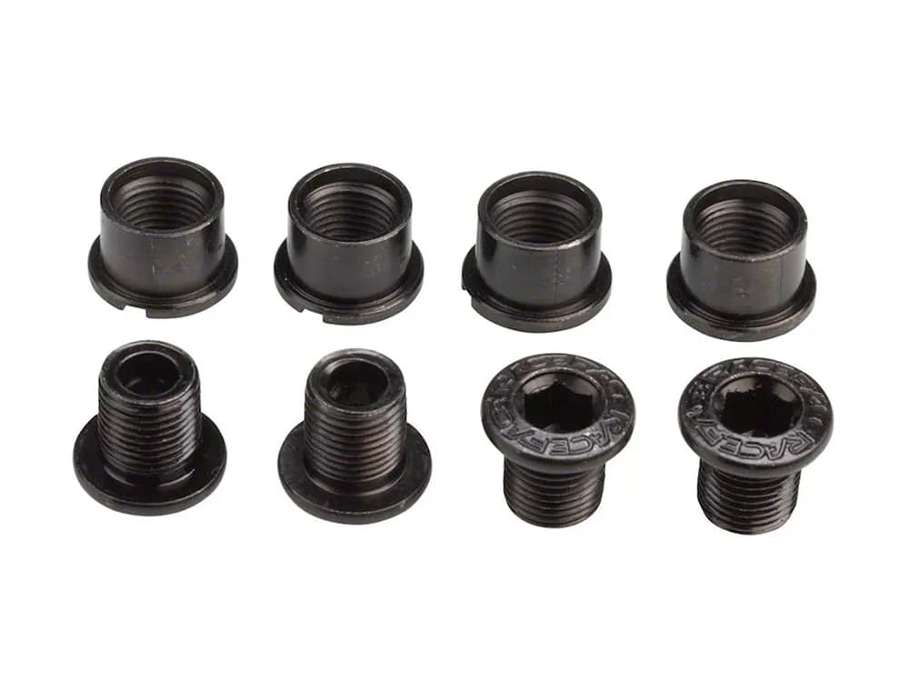 Бонки в шатуни RACE FACE CR BOLT(4)/NUT(4)M8X8.5 HEX PACK AL BLK