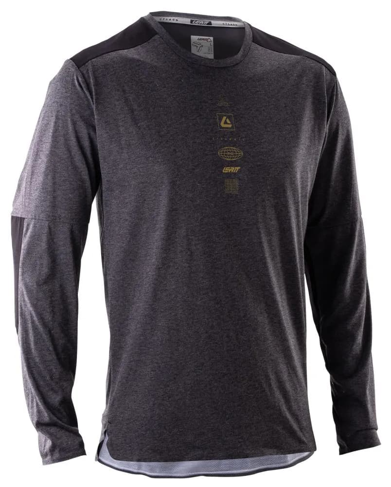 Джерсі LEATT MTB 4.0 Trail Jersey [Ghost Black], L