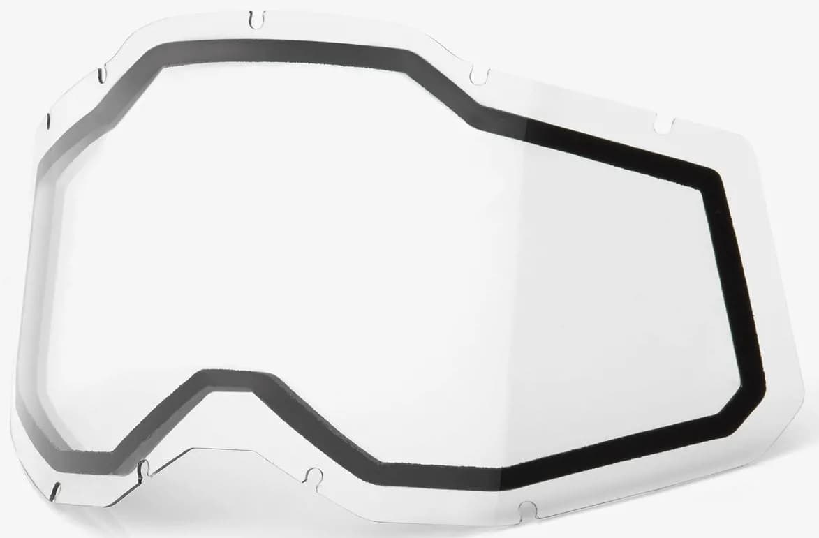 Лінза 100% RC/AC/ST (Gen.1) Dual Lens [Clear], Dual Clear Lens