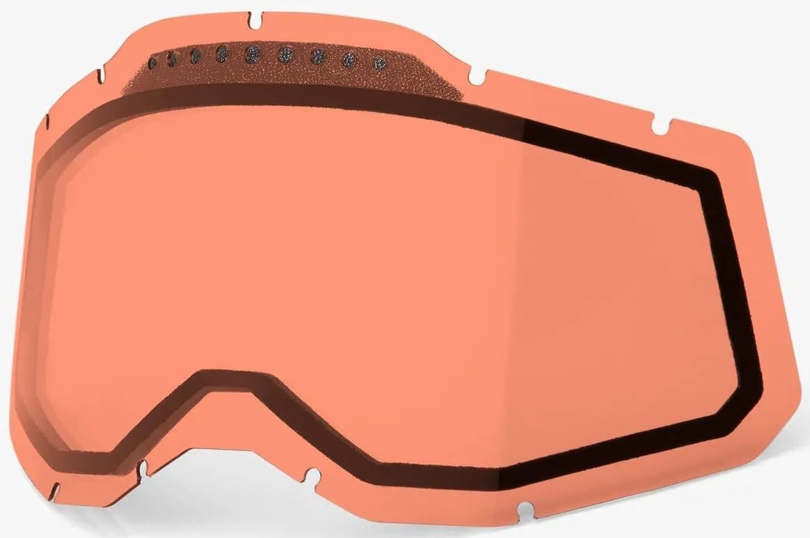 Лінза 100% RC2/AC2/ST2 (Gen.2) Dual Vented Lens [Rose], Dual Pink Lens