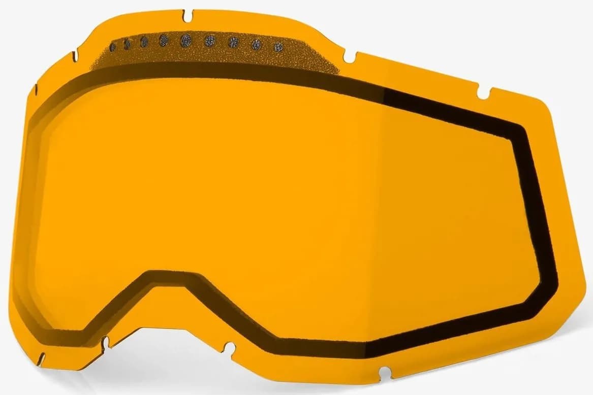 Лінза 100% RC2/AC2/ST2 (Gen.2) Dual Vented Lens [Persimmon], Dual Orange Lens