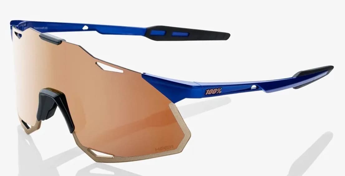 Окуляри 100% HyperCraft XS HiPER Sunglasses [Cobalt Blue], HiPER Orange Lens
